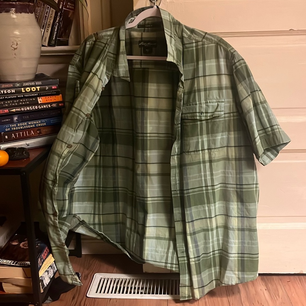 Eddie Bauer short sleeve dress shirt XXL